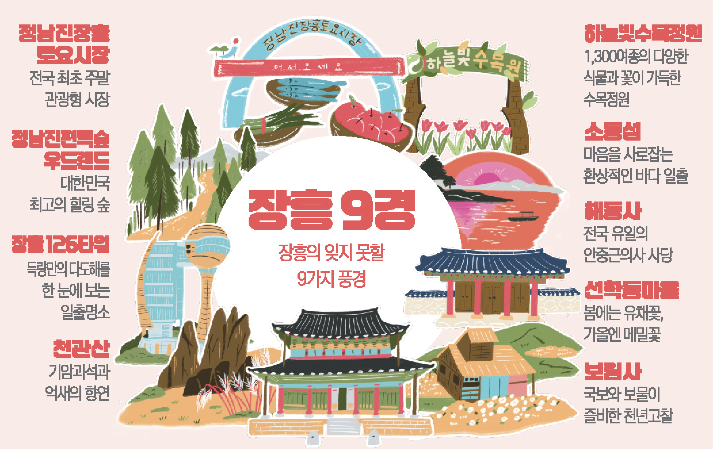 장흥 9경 9미 9품
